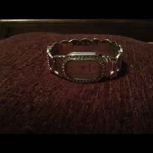 Ladies silver color watch